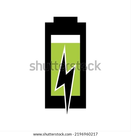 Charge 90% battery vector icon.