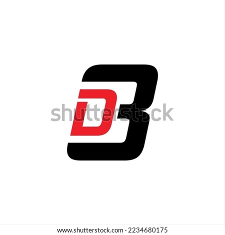 Letter D3 vector logo design.