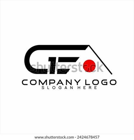 GEA letter logo design with Japanese flag concept on letter A,