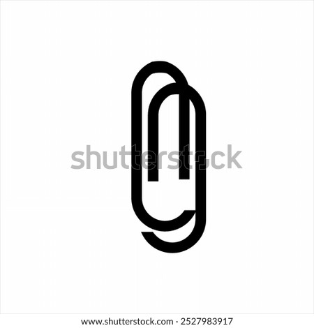 Abstract clip logo design with CG letter concept..