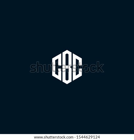 cbc initial letter logo designs vector