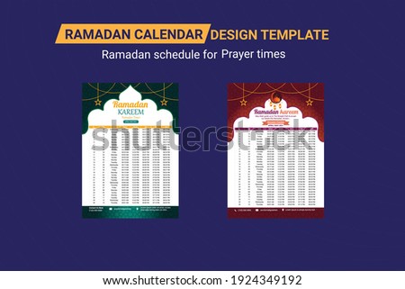 Ramadan schedule 2021 for Prayer times in Ramadan. Ramadan Kareem Timing 2021 Calendar, Ramadan Calendar Schedule - Fasting, Iftar and Prayer time table