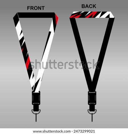 Lanyard Template Design For Company Purposes And More