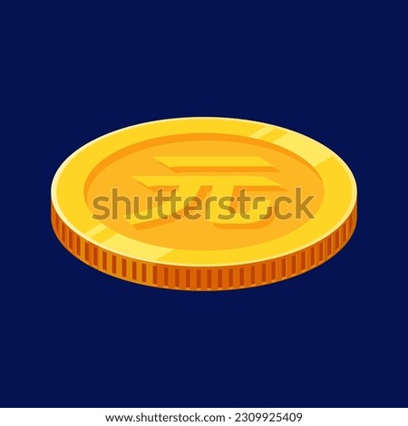 Renminbi Coin China Gold Money Vector Yuan Coin