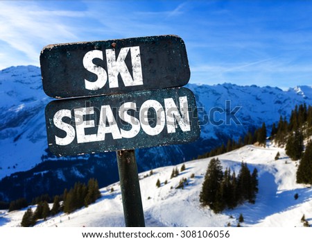 Similar – Image, Stock Photo Switzerland, ski, sign, winter