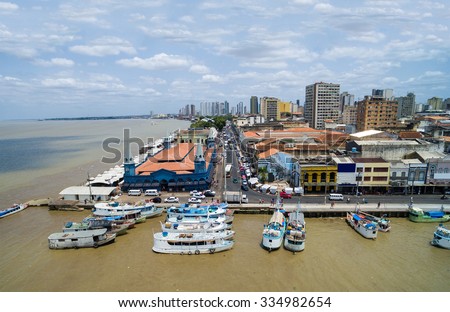 Aerial View of Belem do Para, Brazil Foto stock © 