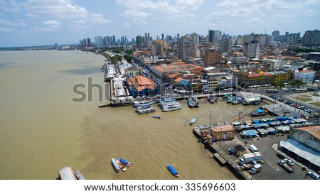 Aerial View of Belem do Para, Brazil Foto stock © 