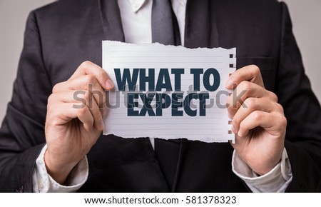 What to Expect Stock foto © 