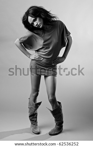 Fashion Model Hands On Hips Stock Photo 62536252 : Shutterstock