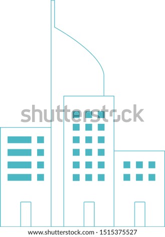 Outlined Central Jakarta Skyline Logo