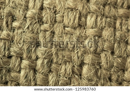 Sack Brown burlap bag, jute fiber knitted flax knitting materials firm,