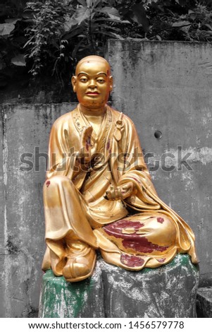 10,000 Buddhas Monastery Sha Tin Hong Kong Stok fotoğraf © 