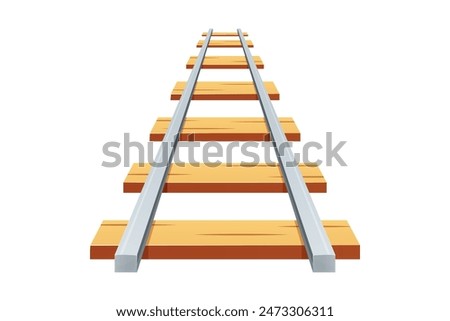 Similar – Foto Bild Gerade Eisenbahnstrecke in Utah, USA