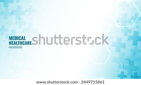 Medical Healthcare Background. Abstract Medical Plus Icon background.