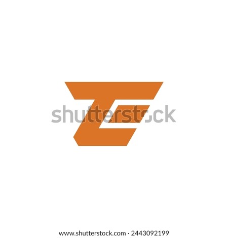 letter te stripes wings logo vector 