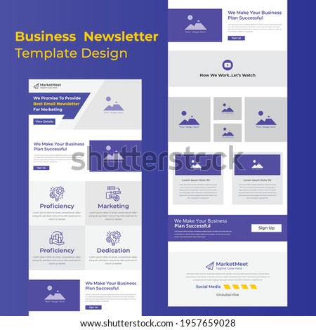 Latest Creative Business Campaign Promotional Mailchimp Email Template Design