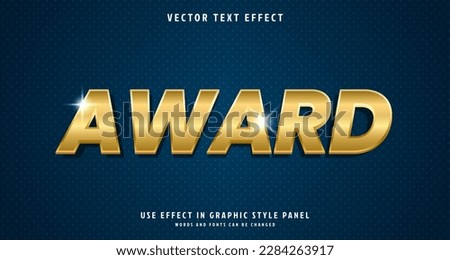 Gold Editable text style effect