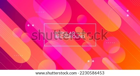 AbstracT orange and pink gradient geometric background. bright color gradation. dynamic and colorful banner concept.Eps10 vector