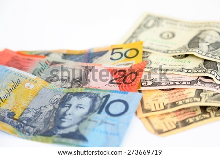 US Dollars and Australian Dollars