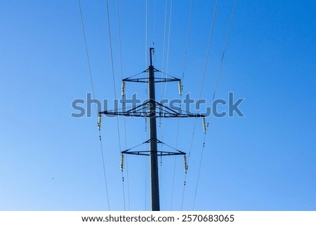 Similar – Image, Stock Photo #High voltage pylon #1