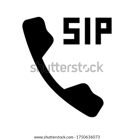 Dial icon. Dialer sip icon vector isolated on white background.