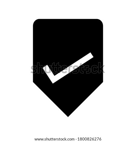 Been here maker icon vector isolated on white background.