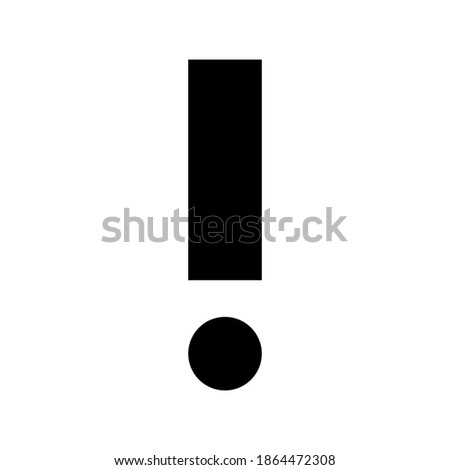 Priority high icon isolated on white background