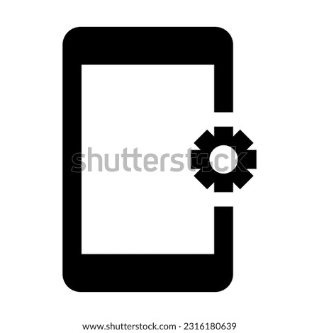 App setting alt icon isolated vector illustration on white background. High quality black style vector icons.