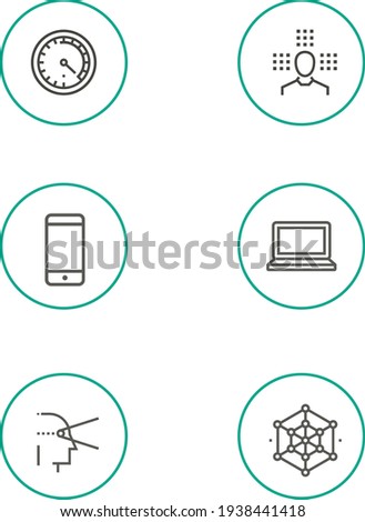 Management and Defense Solution icon isolated background