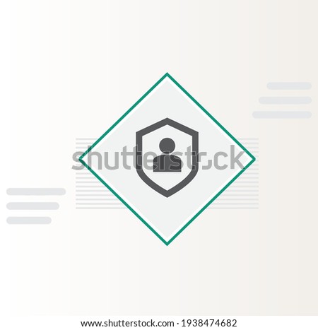 privacy security icon isolated background