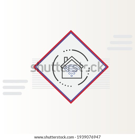 WiFi And Home Network Security Icon