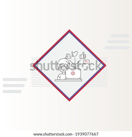 Secure Work And Study Icon isolated background