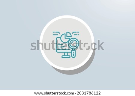 Data And Analytics Strategy Icon