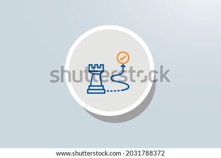 enterprise data strategy icon vector design