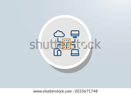 Scrape data icon vector design