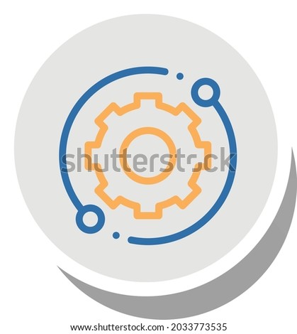 RPA COE Icon vector design