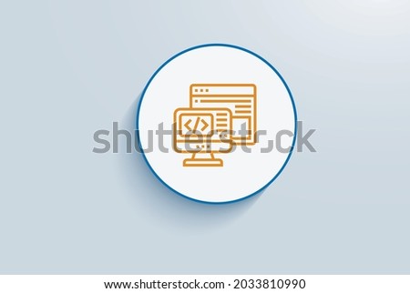 Full Stack Backend Development Icon