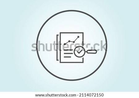 Audit Trails icon circle design