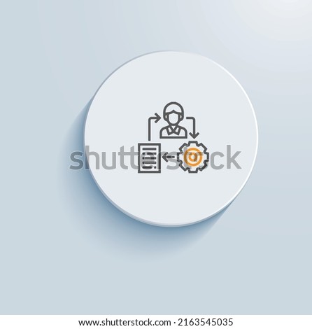 Project Management Solutions icon vector design