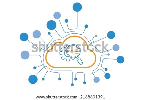 Inspect Process Cloud Data icon