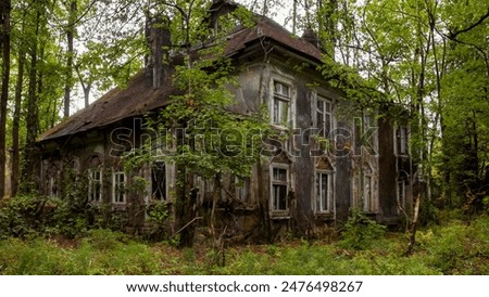 Similar – Image, Stock Photo Abandoned house on the field