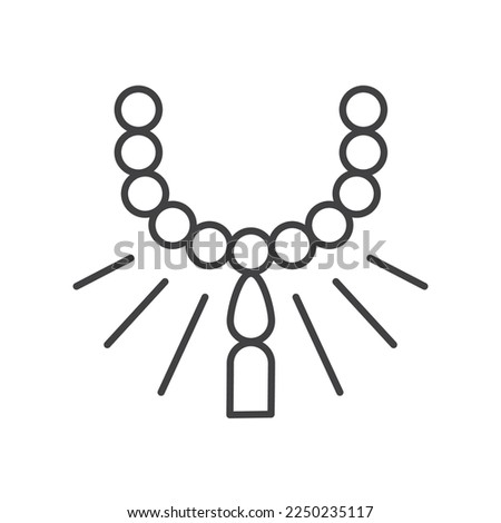 Judaism simple symbolic linear icon 21