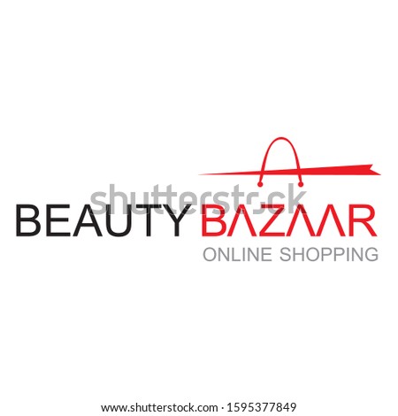 A beauty bazaar logo design symbolizing ones organization.It is design that is used by an organization for it's letterhead,advertising material,and signs as an emblem.