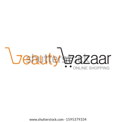 A beauty bazaar logo design symbolizing ones organization.It is design that is used by an organization for it's letterhead,advertising material,and signs as an emblem.