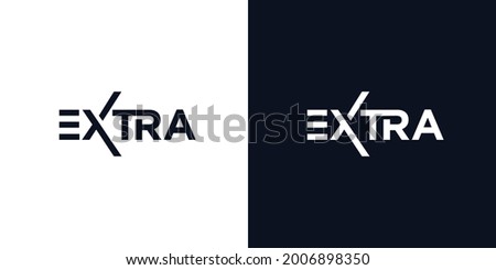 Extra modern and sophisticated logo design Stock foto © 
