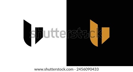  Unique and modern U logo design 