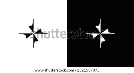 Modern and great star icon logo design 2	