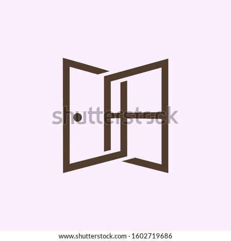 Door and Window Logo Vector