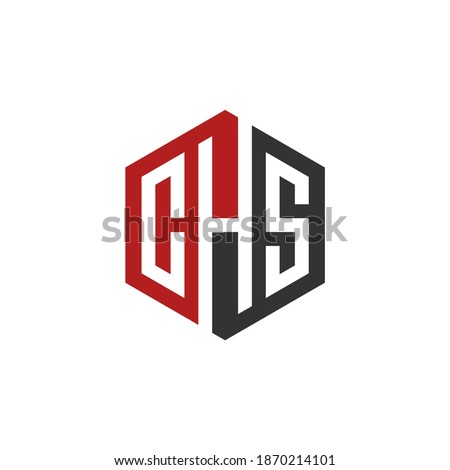 CHS Logo design with hexagon