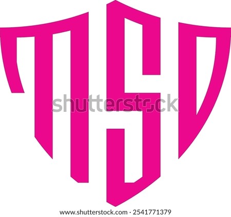 MSD logo displayed prominently in a vibrant pink color against a clean background.